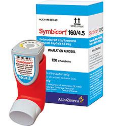 Symbicort (Budesonide / Formoterol) 160mcg/4.5mcg